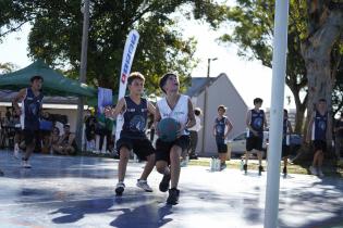 Partido de la Conferencia Oeste del Torneo Jr. NBA en Paso de las Duranas