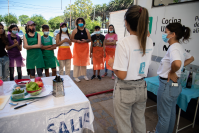 Taller de Cocina Uruguay para adolescentes en el Centro Comunal Zonal 17