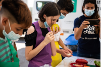 Taller de Cocina Uruguay para adolescentes en el Centro Comunal Zonal 17