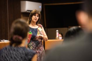 Actividad de la Asesoría para la igualdad de Género con integrantes de Comuna Mujer en la Intendencia de Montevideo