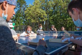 Cierre de actividades de verano del programa de atención a personas con discapacidad en el parque de la Amistad