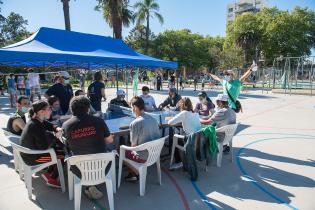 Cierre de actividades de verano del programa de atención a personas con discapacidad en el parque de la Amistad