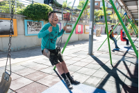 Cierre de actividades de verano del programa de atención a personas con discapacidad en el parque de la Amistad