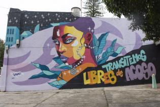 Mural Montevideo libre de acoso en el Centro Comunal Zonal Nº4 Mural Montevideo libre de acoso en el Centro Comunal Zonal Nº4