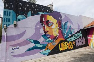 Mural Montevideo libre de acoso en el Centro Comunal Zonal Nº4 Mural Montevideo libre de acoso en el Centro Comunal Zonal Nº4