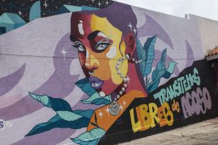 Mural Montevideo libre de acoso en el Centro Comunal Zonal Nº4 Mural Montevideo libre de acoso en el Centro Comunal Zonal Nº4