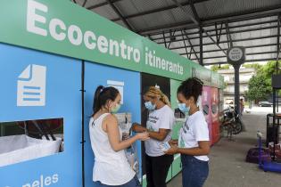 Ecocentro itinerante en la ex terminal Goes Ecocentro itinerante en la ex terminal Goes