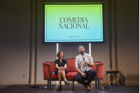 Lanzamiento de la programación 2022 de la Comedia Nacional en la sala Delmira Agustini
