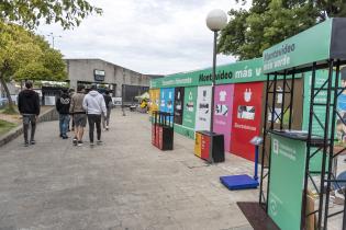 Ecocentro itinerante en la Terminal de ómnibus del Cerro