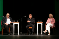 Declaración de Ciudadanos Ilustres a Eduardo &quot;Toto&quot; Méndez y Julio Cobelli en el Teatro Solís