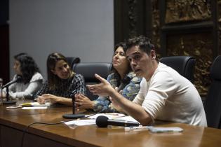 Presentación del Sistema de Cuidados de Bogotá, Colombia en el Salón Azul de la Intendencia de Montevideo