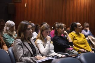 Presentación del Sistema de Cuidados de Bogotá, Colombia en el Salón Azul de la Intendencia de Montevideo