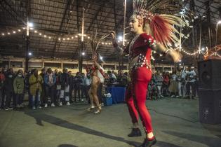 Escuelas de samba participan de actividad "Campódromo" en el espacio Campo