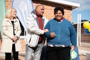 Inauguración de viviendas en el barrio La Paloma