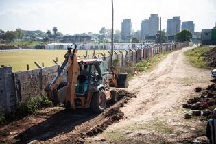 Obras viales en Malvín Norte en el marco del Plan ABC +