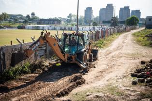 Obras viales en Malvín Norte en el marco del Plan ABC +