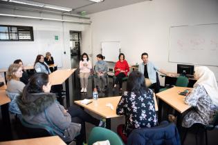 Espacio de conversación para personas migrantes en el Centro de formación y Estudios de la Intendencia de Montevideo