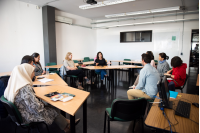 Espacio de conversación para personas migrantes en el Centro de formación y Estudios de la Intendencia de Montevideo