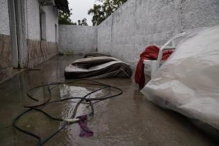 Limpieza de saneamiento por temporal en Montevideo, 17 de mayo de 2022