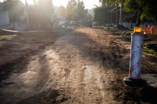 Conexión a las redes de saneamiento en barrio Santa María Conexión a redes de saneamiento en barrio Santa María, 19 de mayo de 2022