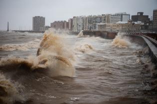 Servicio de Convivencia Departamental realiza relevamiento de daños causados por el temporal en Montevideo, 17 de mayo de 2022