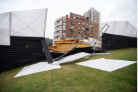 Servicio de Convivencia Departamental realiza relevamiento de daños causados por el temporal en Montevideo, 17 de mayo de 2022