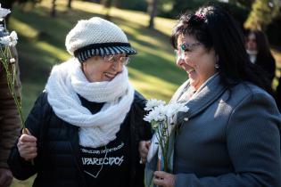 Homenaje a personas detenidas desaparecidas durante la última dictadura en el Memorial de los Detenidos Desaparecidos 