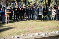 Homenaje a personas detenidas desaparecidas durante la última dictadura en el Memorial de los Detenidos Desaparecidos 