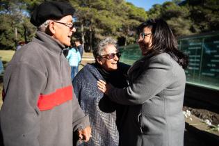 Homenaje a personas detenidas desaparecidas durante la última dictadura en el Memorial de los Detenidos Desaparecidos 