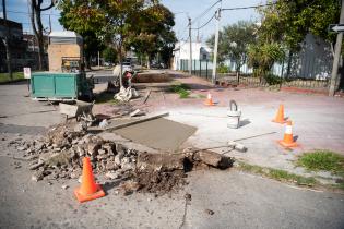 Comienzo de obras del Plan ABC Veredas en zona del ex Mercado Modelo