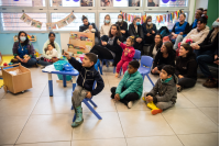 Inauguración de sala de espera infantil lúdica en la policlínica Casavalle