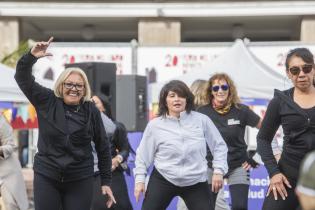 Día Internacional de Acción por la Salud de las Mujeres en la explanada de la Intendencia