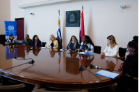 Firma de convenio entre la Intendencia de Montevideo y la Organización Internacional de las Migraciones
