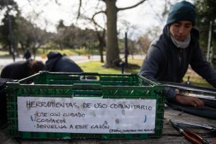 Celebración del Día Mundial de la Bicicleta en el Velódromo Municipal de Montevideo