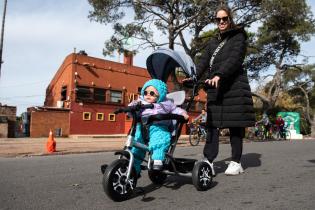 Celebración del Día Mundial de la Bicicleta en el Velódromo Municipal de Montevideo