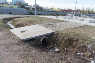 Limpieza de plazas en barrio Aquiles Lanza en el marco del Plan ABC+ Unión - Malvín Norte