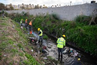 Limpieza en barrio Aquiles Lanza en el marco del Plan ABC + Unión Malvín Norte Limpieza en barrio Aquiles Lanza en el marco del Plan ABC + Unión Malvín Norte, 10 de junio de 2022