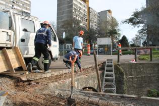 Obras viales en el puente de la calle Erevan en el marco del Plan ABC +Unión - Malvín Norte Obras viales en el puente de la calle Erevan en el marco del Plan ABC +Unión - Malvín Norte