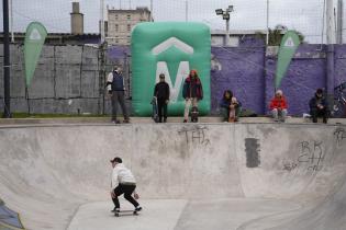 Inauguración de pista de skate en el Parque Rodó