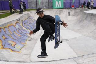 Inauguración de pista de skate en el Parque Rodó