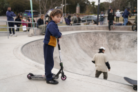 Inauguración de pista de skate en el Parque Rodó