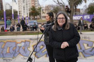 Inauguración de pista de skate en el Parque Rodó