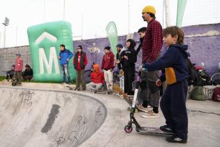 Inauguración de pista de skate en el Parque Rodó