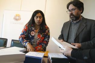 Entrega de rendición de cuentas y presupuesto a la Junta Departamental de Montevideo Entrega de rendición de cuentas y presupuesto a la Junta Departamental de Montevideo