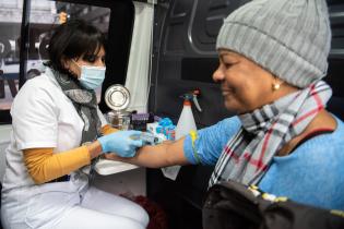 Jornada de concientización y prevención de la anemia falciforme en la explanada de la Intendencia