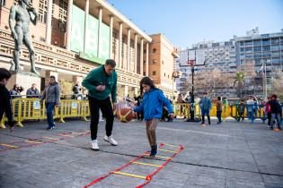 Montevideo a jugar en la explanada Intendencia de Montevideo, 12 de julio de 2022