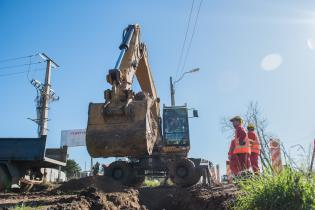 Obras de drenaje pluvial en la cuenca Manga