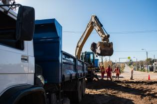 Obras de drenaje pluvial en la cuenca Manga