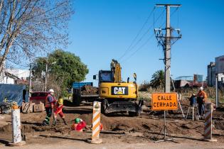 Obras de drenaje pluvial en la cuenca Manga