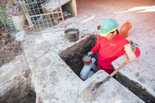Instalaciones de cámaras nro. 1 para la conexión a la red de saneamiento en Manga Instalaciones de cámaras nro. 1 para la conexión a la red de saneamiento en Manga